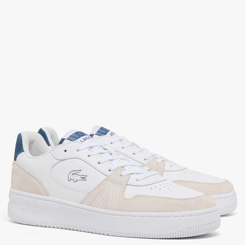ZAPATILLAS HOMBRE LACOSTE CASUALES BLANCO CUERO - 2