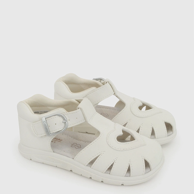 SANDALIAS NIÑA COLLOKY BLANCO - 2