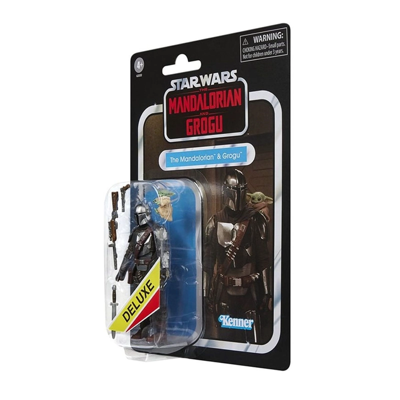 FIGURA DE ACCIÓN STAR WARS THE VINTAGE COLLECTION THE MANDALORIAN & GROGU - 13