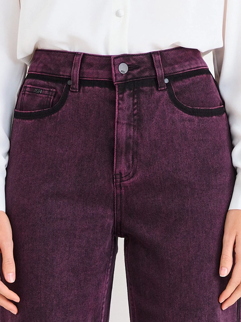 JEANS MUJER ASH ALGODÓN RECTO LISO - 3