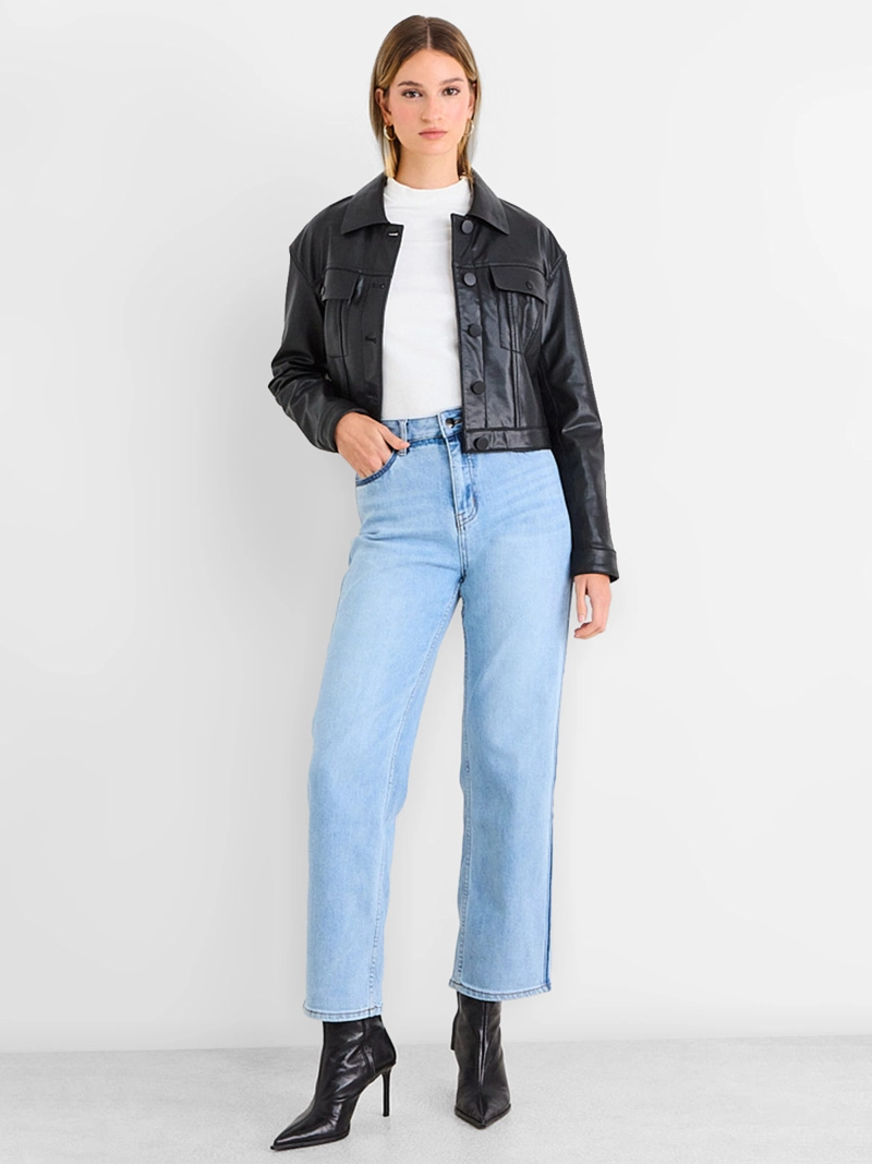 JEANS MUJER ASH ALGODÓN RECTO LISO - 4