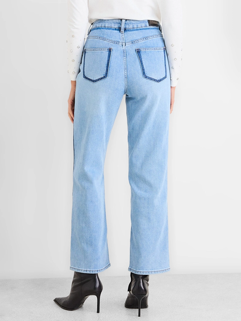 JEANS MUJER ASH ALGODÓN RECTO LISO - 2