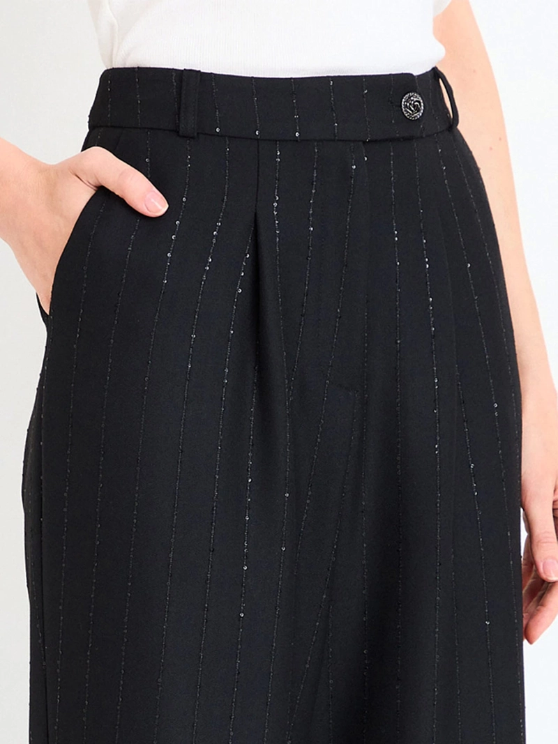 PANTALÓN MUJER ASH PALAZO LÍNEA - 3