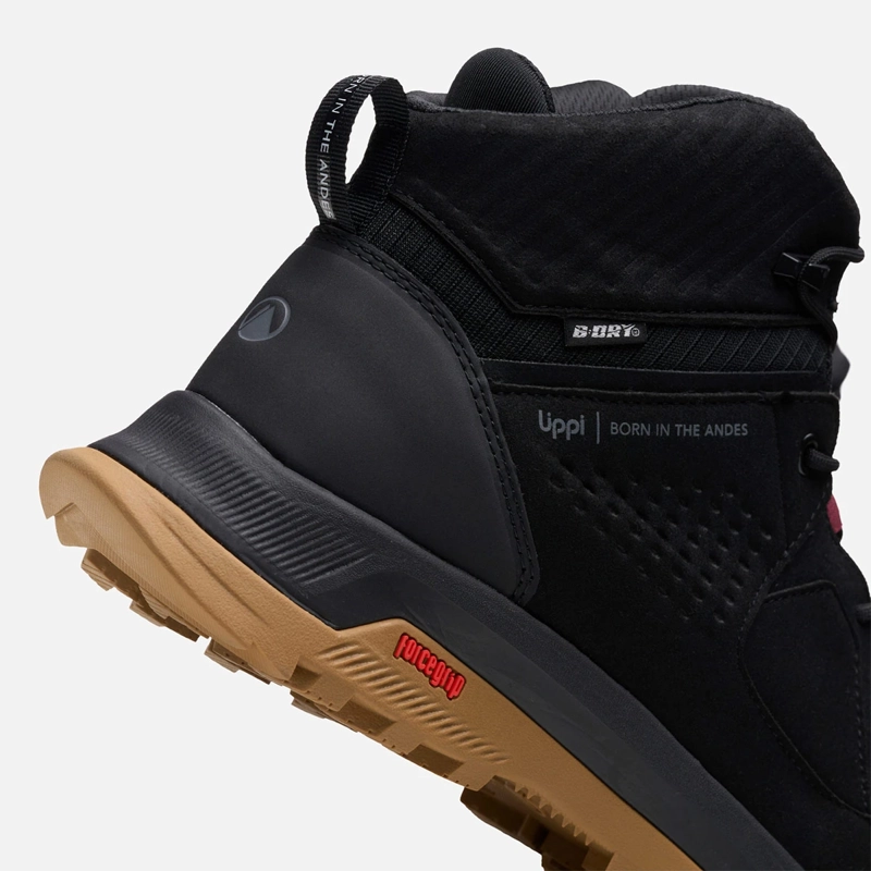 ZAPATILLAS HOMBRE LIPPI TREKKING NEGRO VULCANO ONYX MID B-DRY  - 8