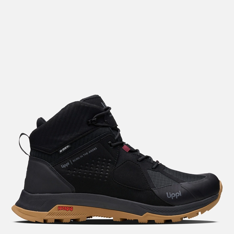 ZAPATILLAS HOMBRE LIPPI TREKKING NEGRO VULCANO ONYX MID B-DRY