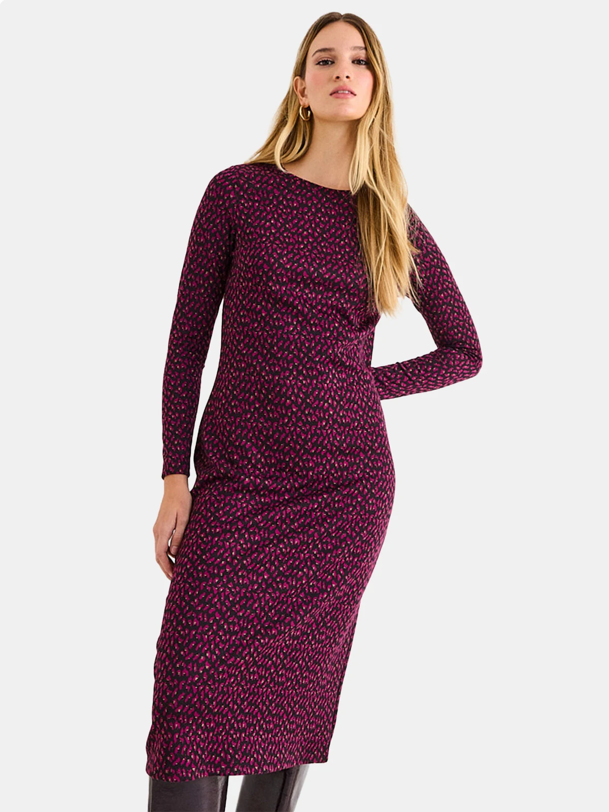 VESTIDO MUJER ASH MANGA LARGA ESCOTE REDONDO - 2
