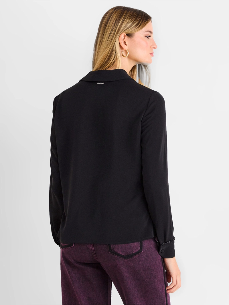 BLUSA MUJER ASH MANGA LARGA MOSTACILLAS - 2