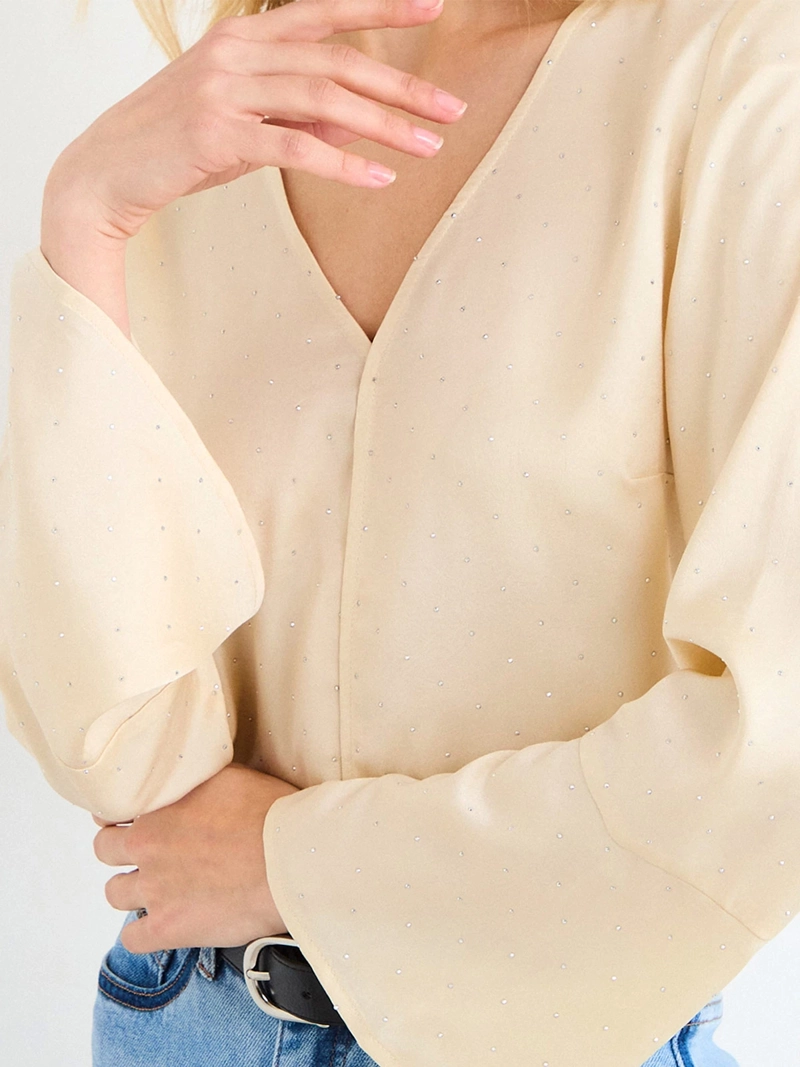 BLUSA MUJER ASH MANGA LARGA - 3