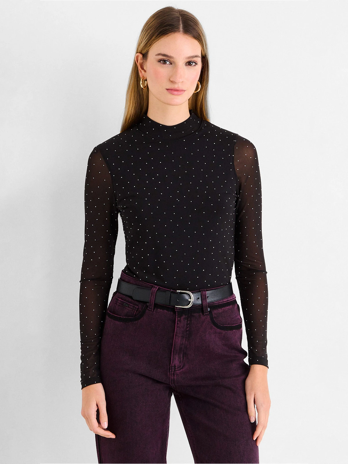 POLERA MUJER ASH MANGA CORTA - 1