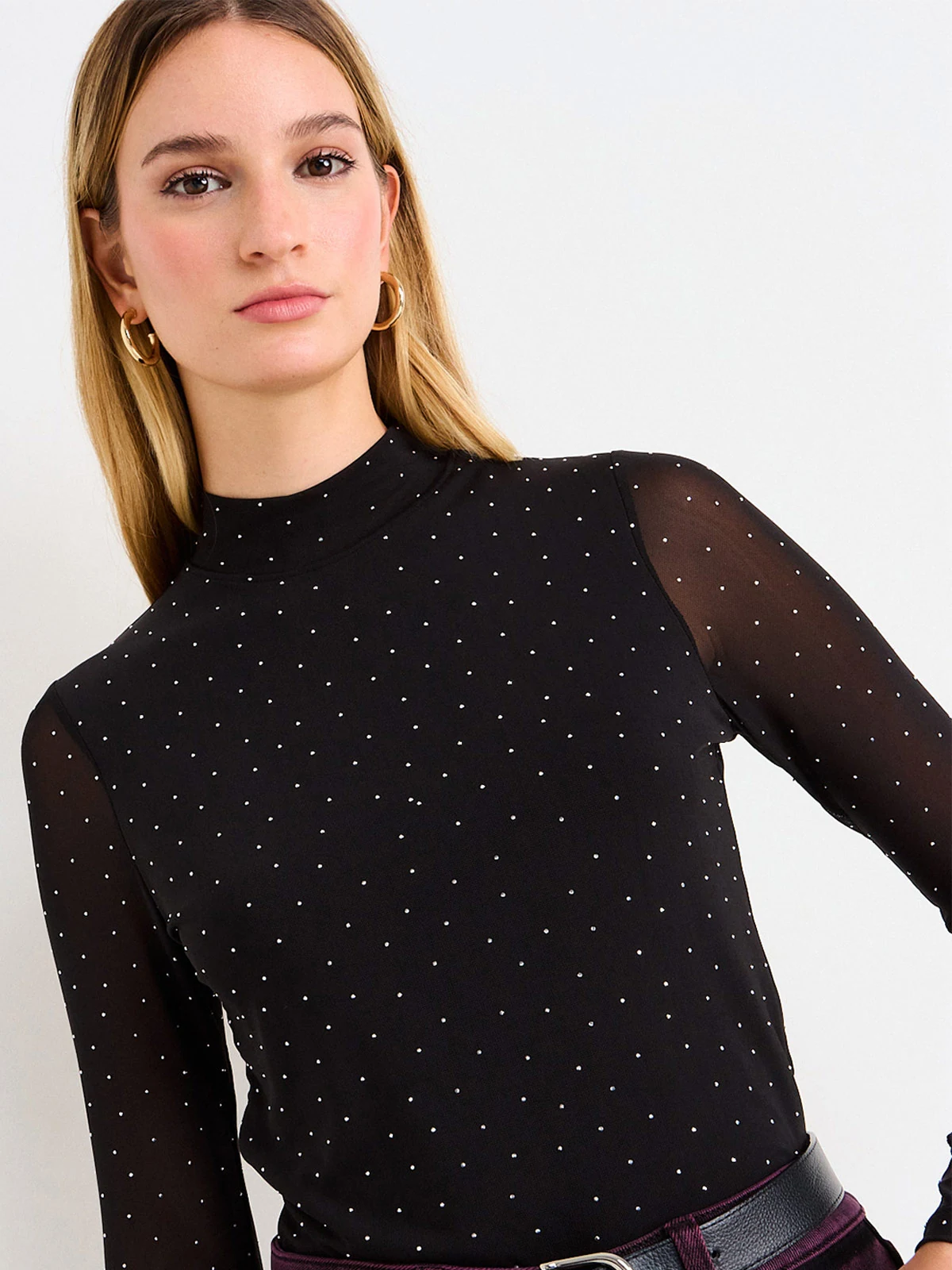 POLERA MUJER ASH MANGA CORTA - 3