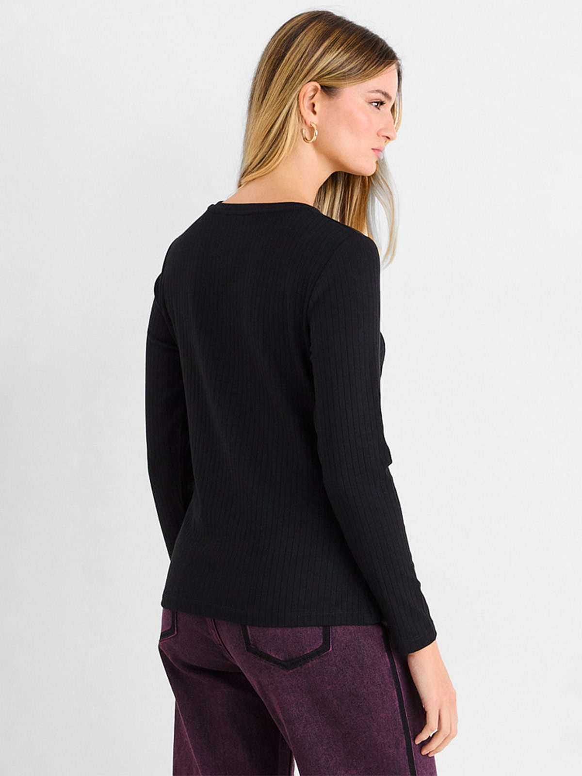 POLERA MUJER ASH MANGA LARGA - 2