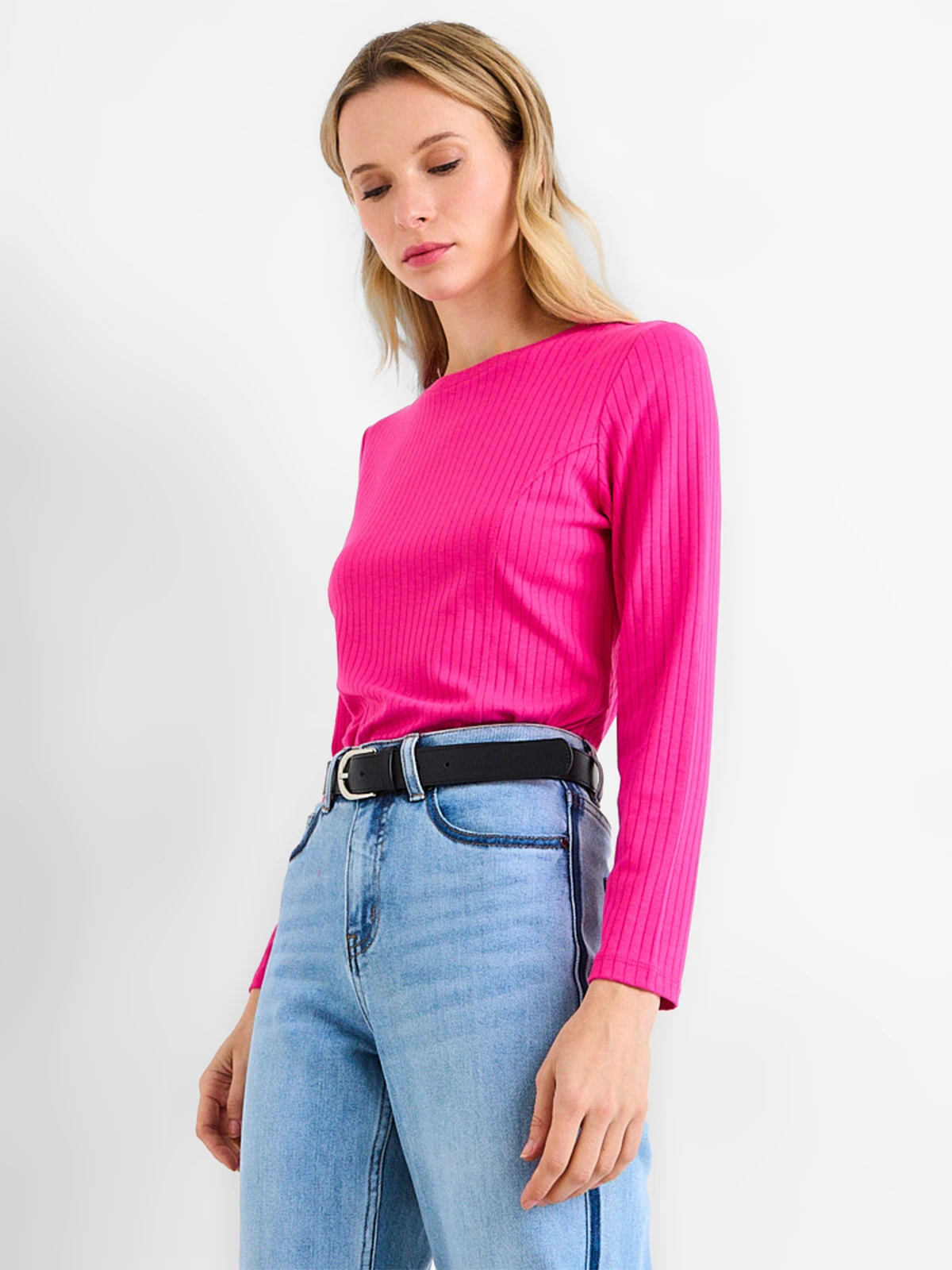 POLERA MUJER ASH MANGA LARGA - 1