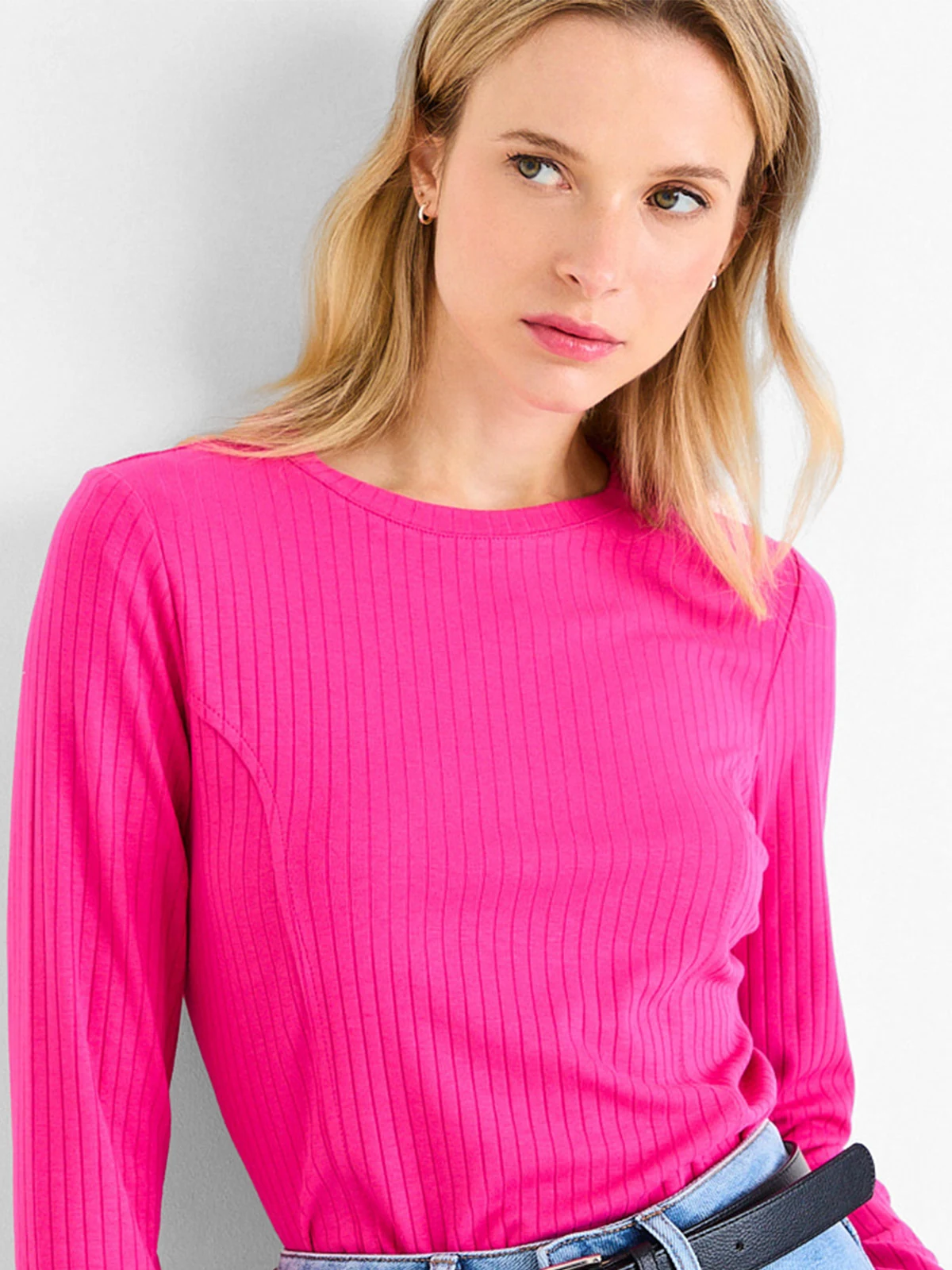 POLERA MUJER ASH MANGA LARGA - 3