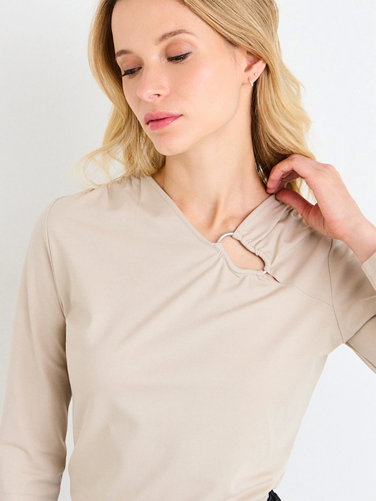 POLERA MUJER ASH MANGA LARGA - 3
