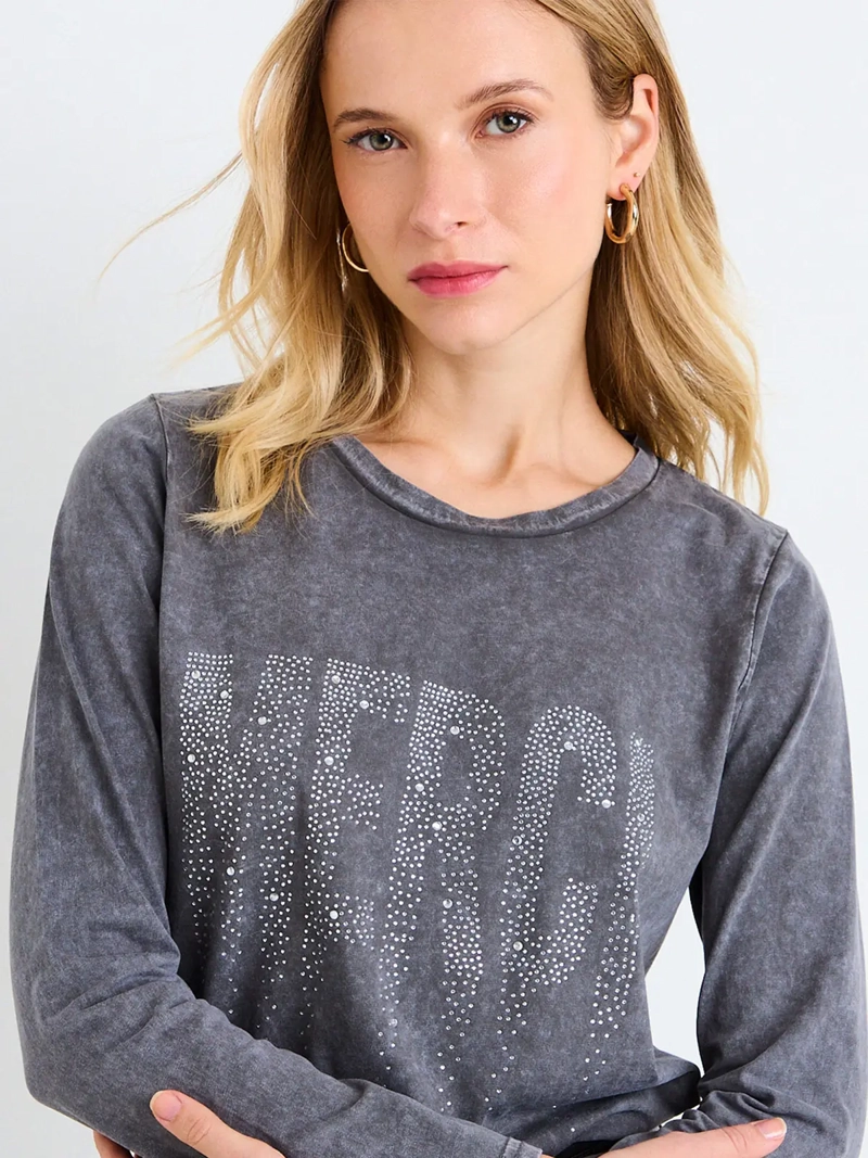 POLERA MUJER ASH MANGA CORTA - 3