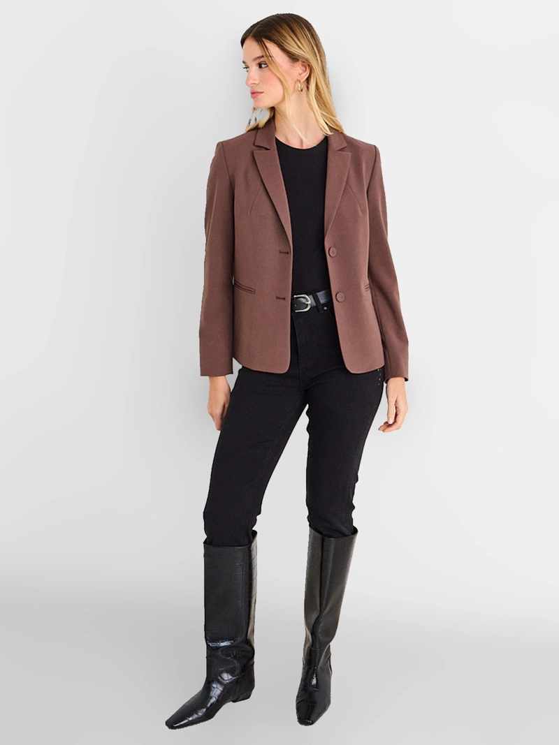 BLAZER MUJER ASH MANGA LARGA - 4