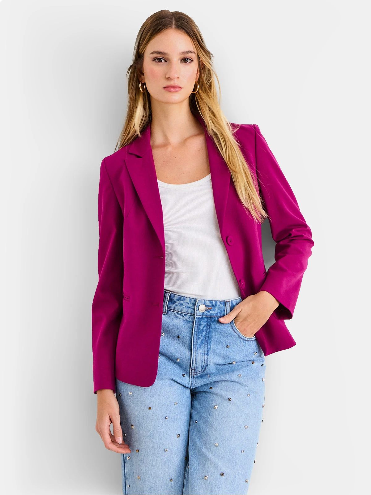 BLAZER MUJER ASH MANGA LARGA - 1