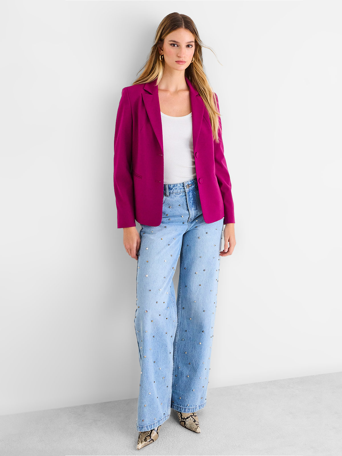 BLAZER MUJER ASH MANGA LARGA - 4
