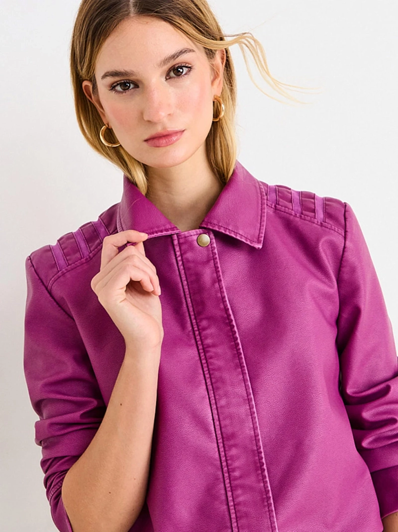 CHAQUETA MUJER ASH CUELLO CAMISERO - 3