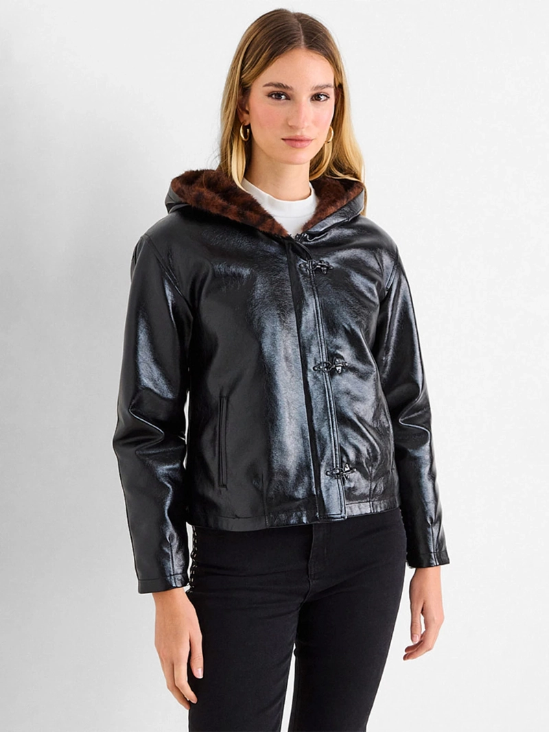 CHAQUETA MUJER ASH CON CAPUCHA - 1