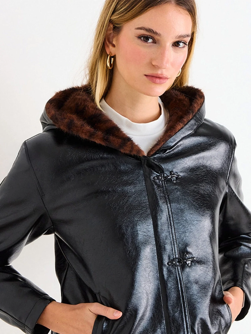 CHAQUETA MUJER ASH CON CAPUCHA - 3