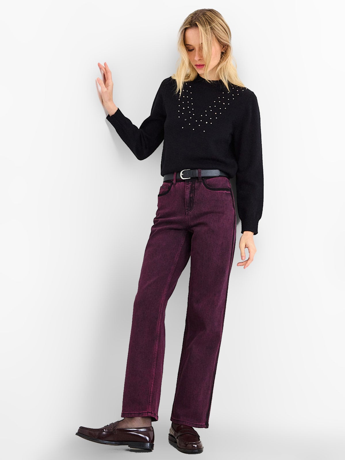 SWEATER MUJER ASH LISO - 4