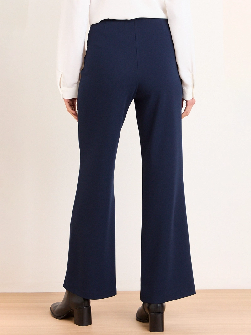 CALZA MUJER MAGRIFFE TIPO WIDE BOTA ANCHA BOTONES DECORATIVOS - 2
