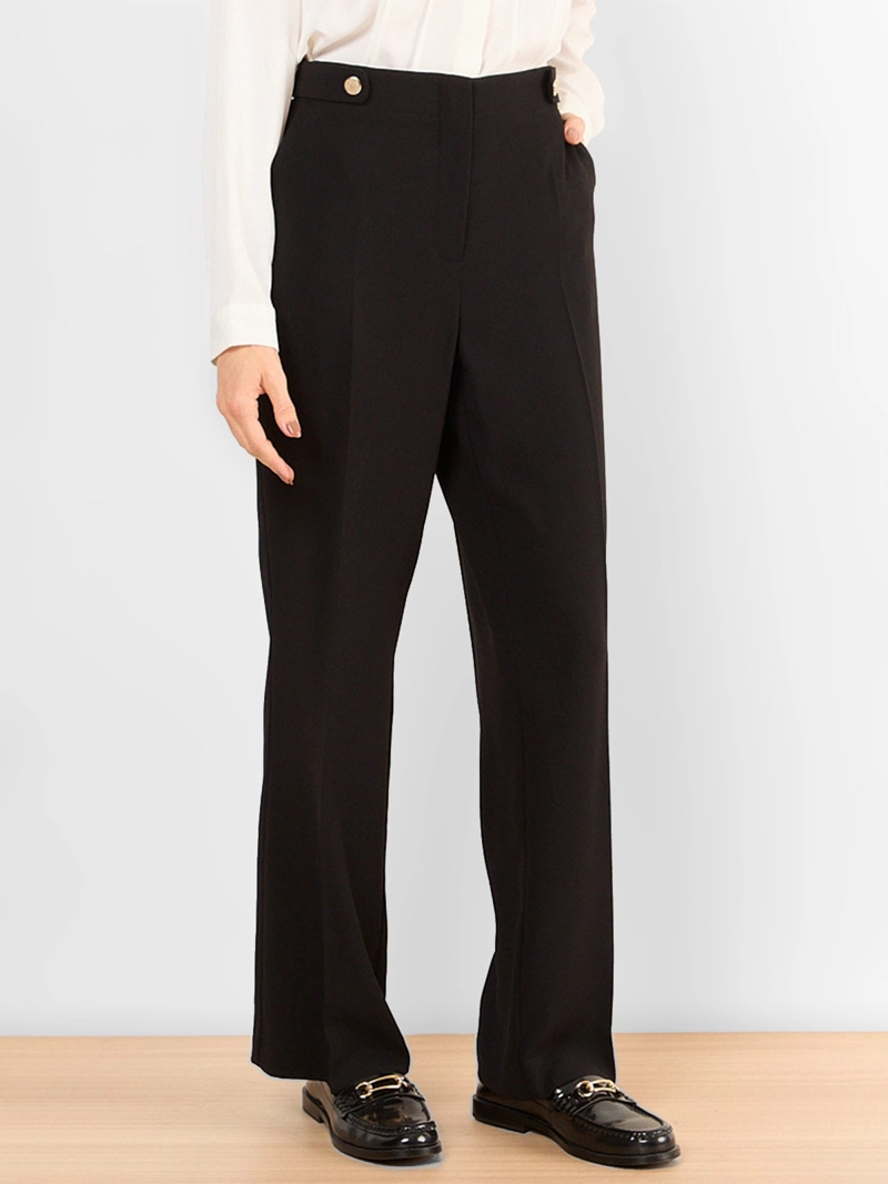 PANTALÓN MUJER MA GRIFFE WIDELEG PASADORES DECORATIVOS - 1