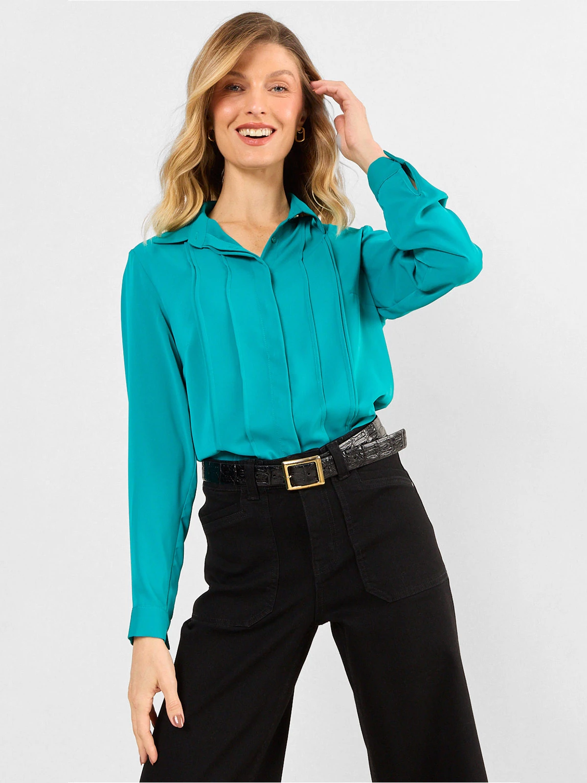 BLUSA MUJER MA GRIFFE MANGA LARGA - 1