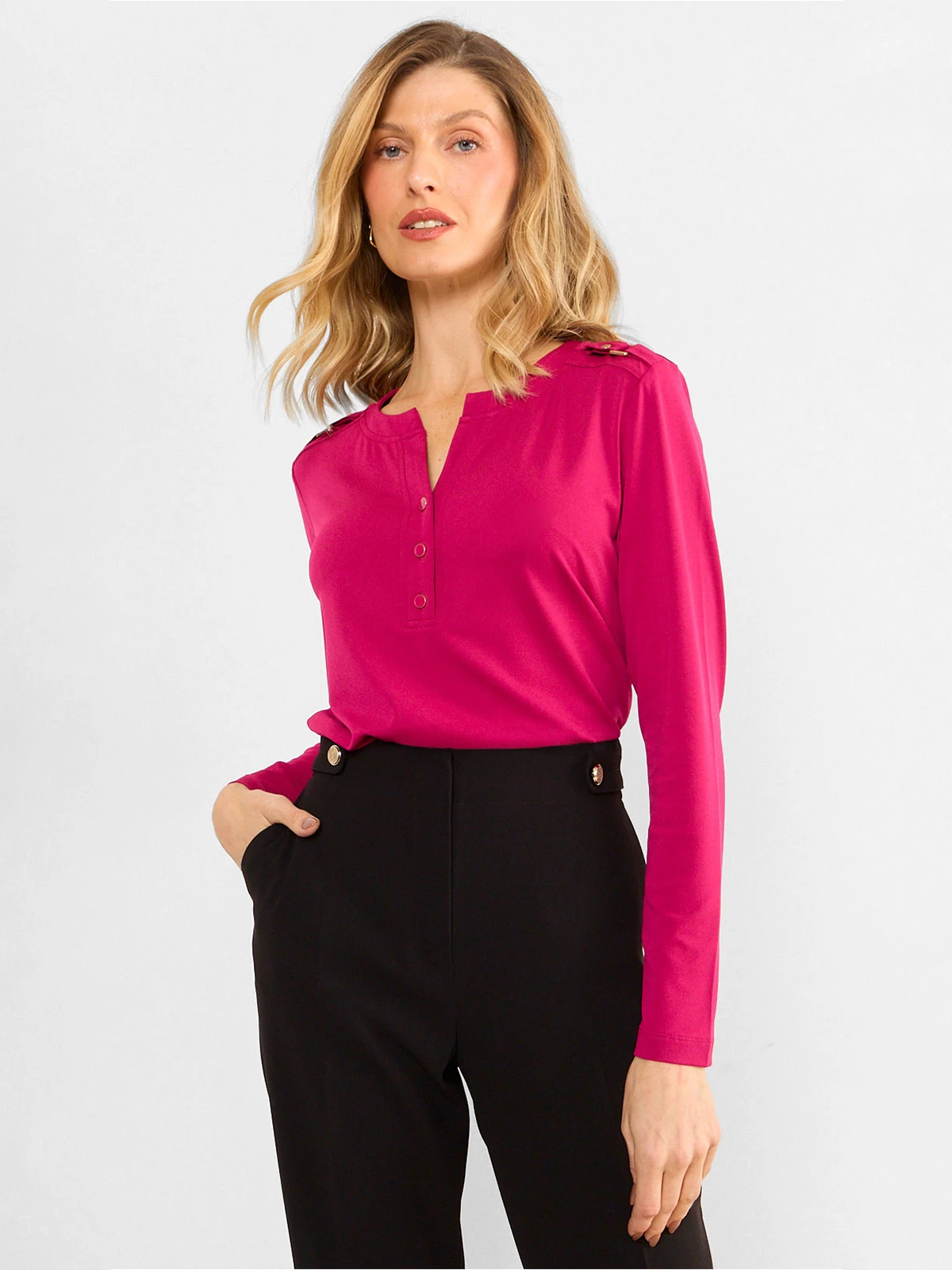 POLERA MUJER MA GRIFFE MANGA LARGA - 1