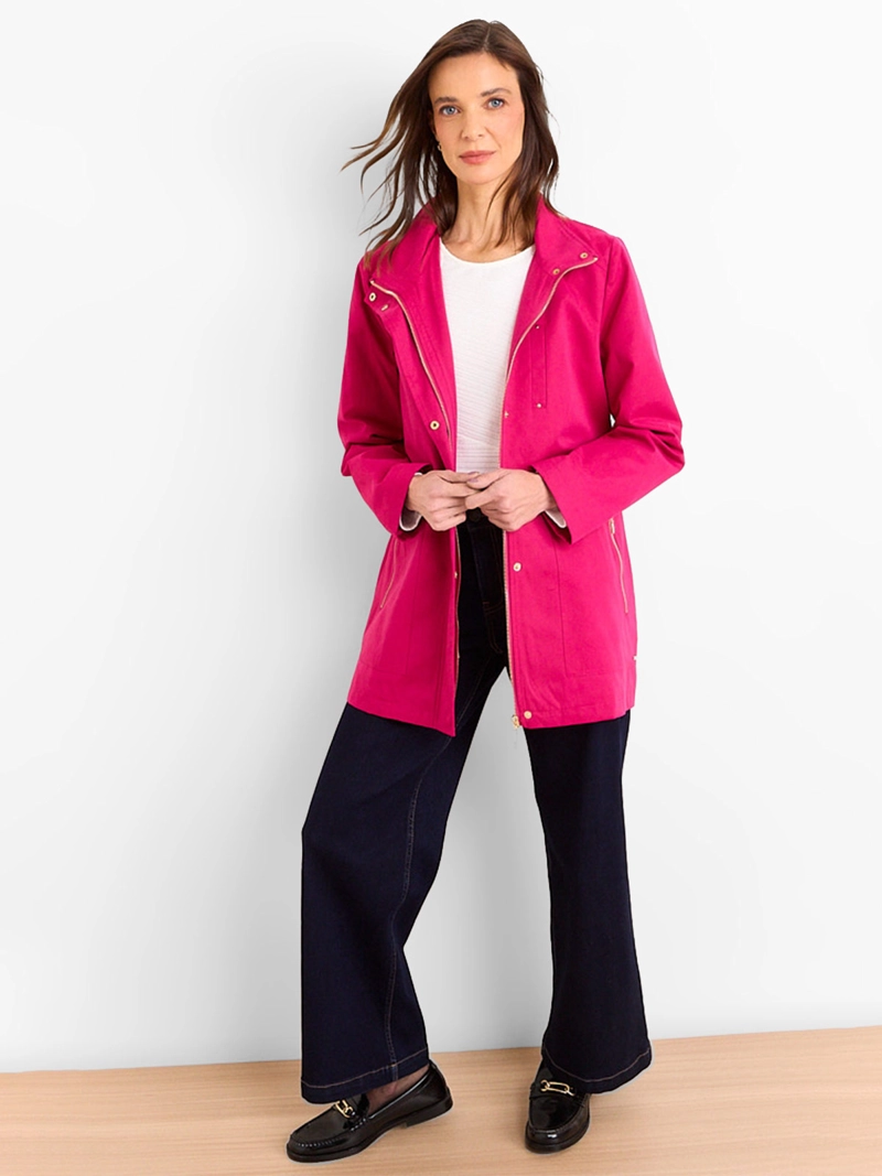 IMPERMEABLE MUJER MA GRIFFE CUELLO ALTO - 4