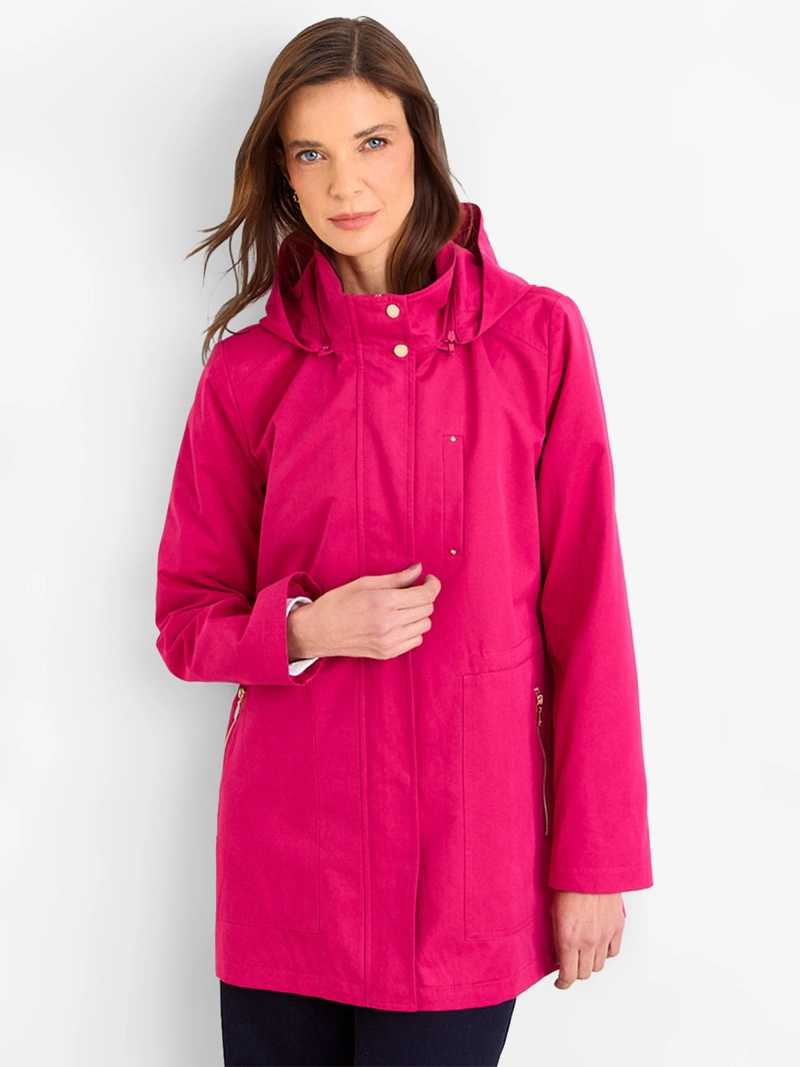 IMPERMEABLE MUJER MA GRIFFE CUELLO ALTO