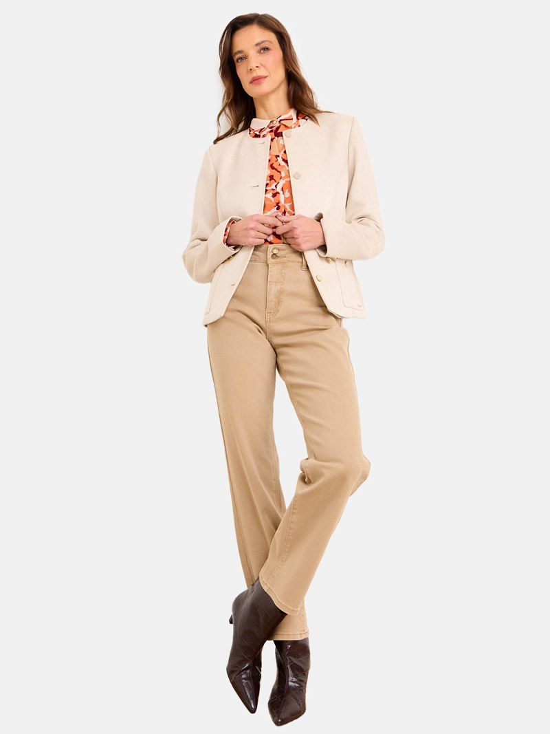 CHAQUETA MUJER MAGRIFFE TEXTURA BOLSILLOS PARCHE - 4