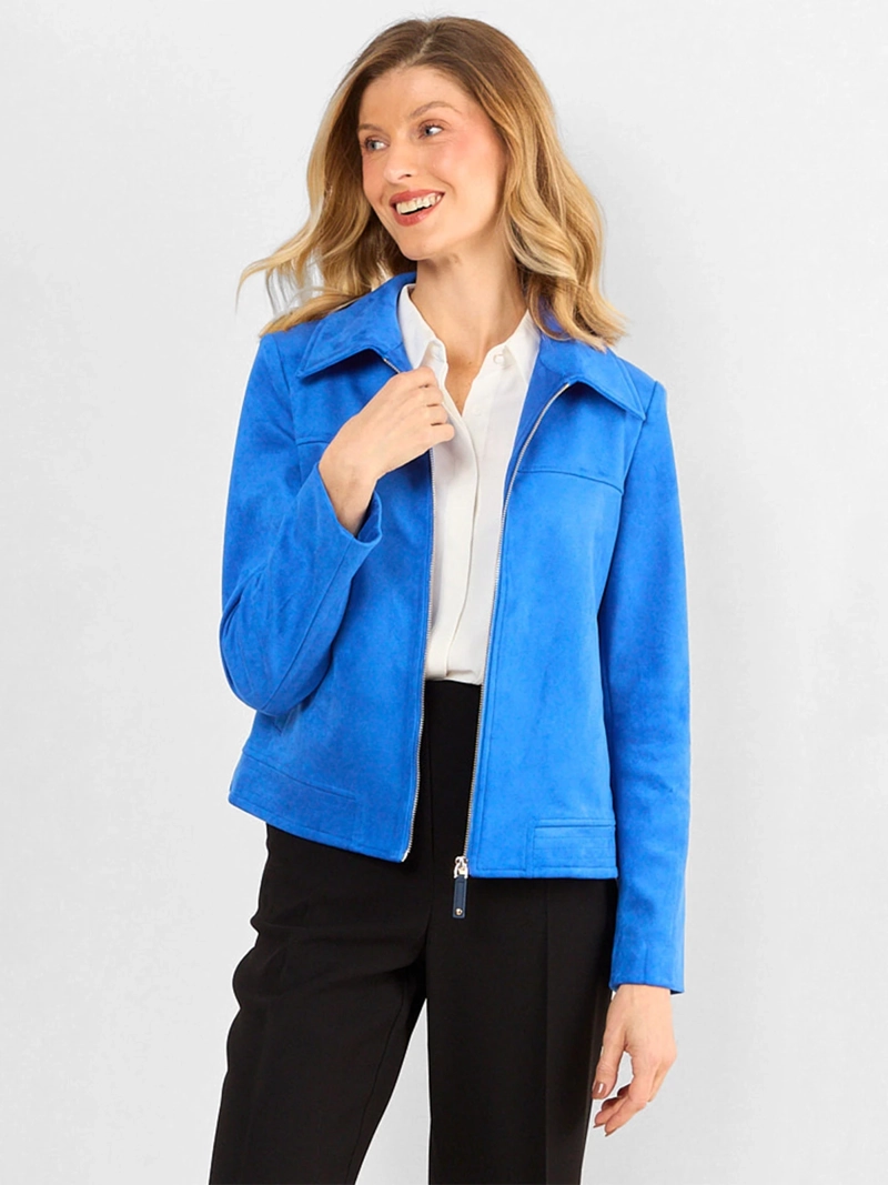 CHAQUETA MUJER MA GRIFFE CUELLO CAMISERO - 1