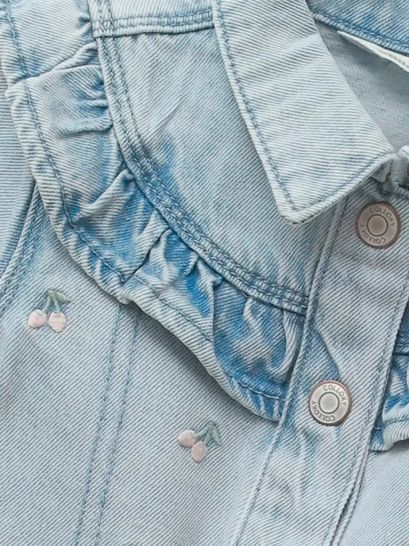 CHAQUETA NIÑA COLLOKY DENIM ALGODÓN - 3