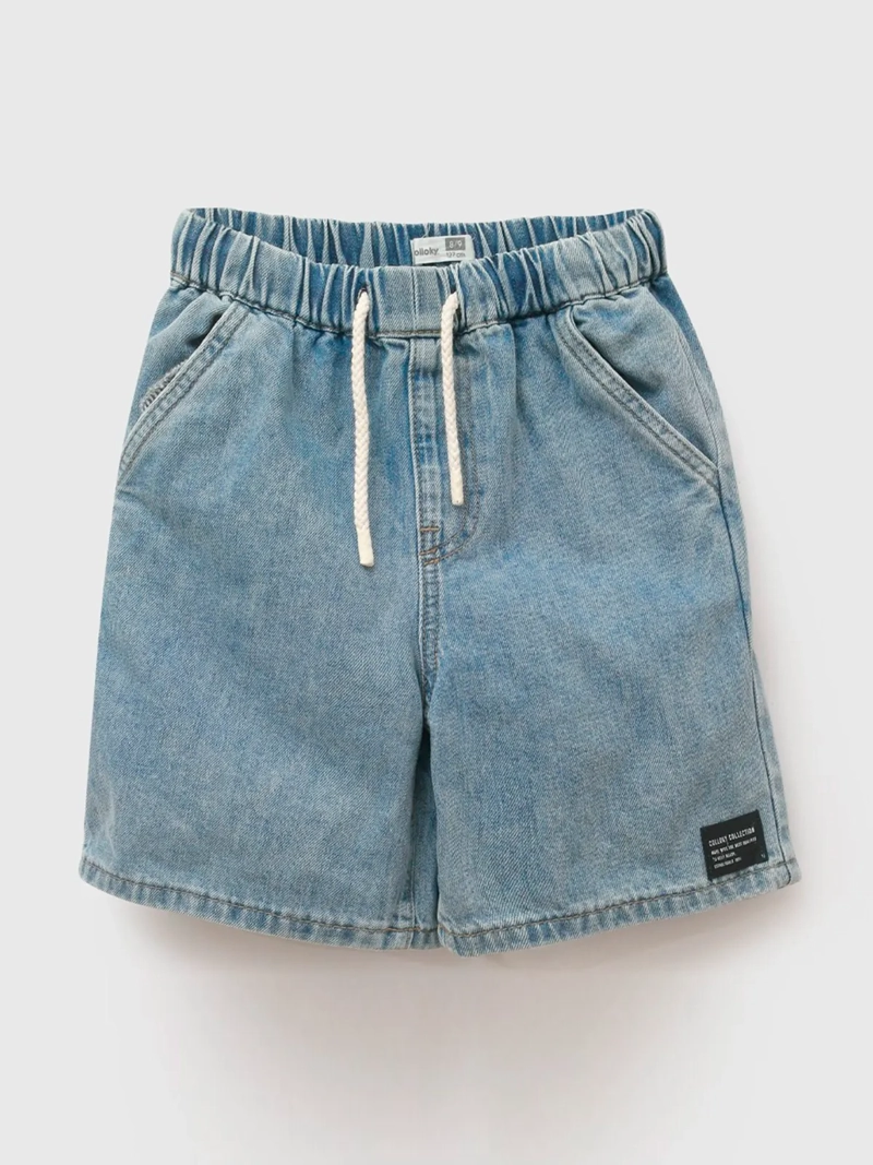 SHORT NIÑO COLLOKY DENIM ALGODÓN