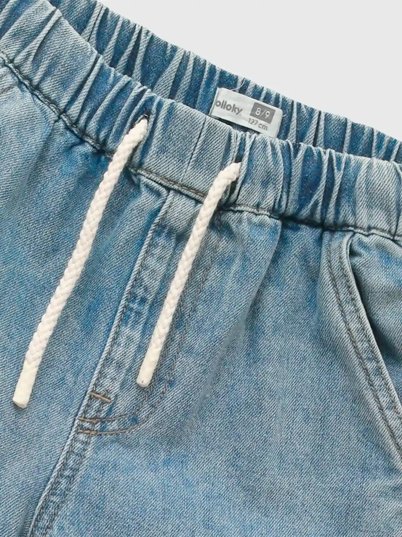 SHORT NIÑO COLLOKY DENIM ALGODÓN - 3