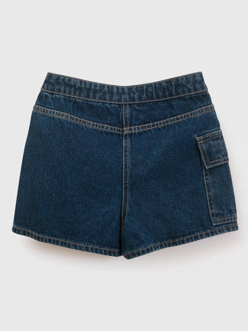 FALDA SHORT NIÑA COLLOKY ALGODÓN DENIM - 3