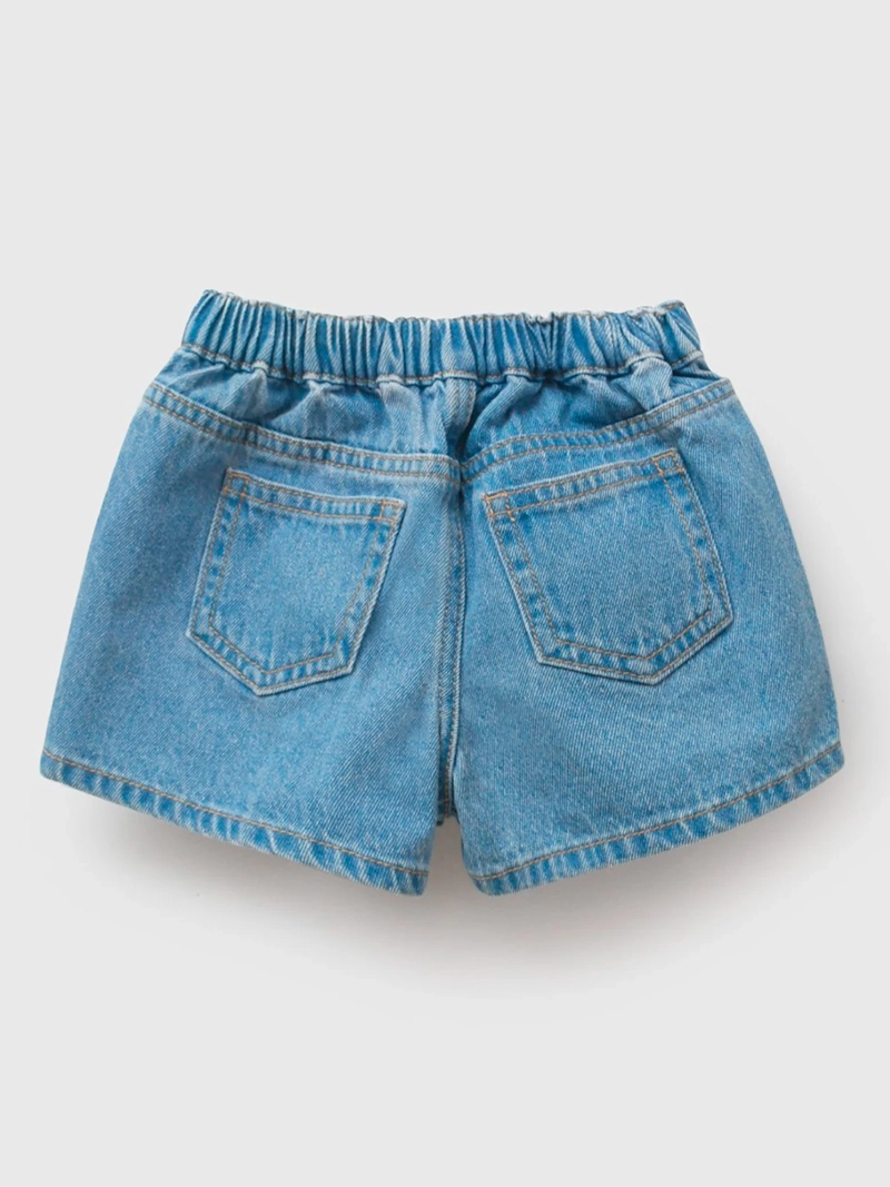 FALDA SHORT NIÑA COLLOKY ALGODÓN DENIM - 3