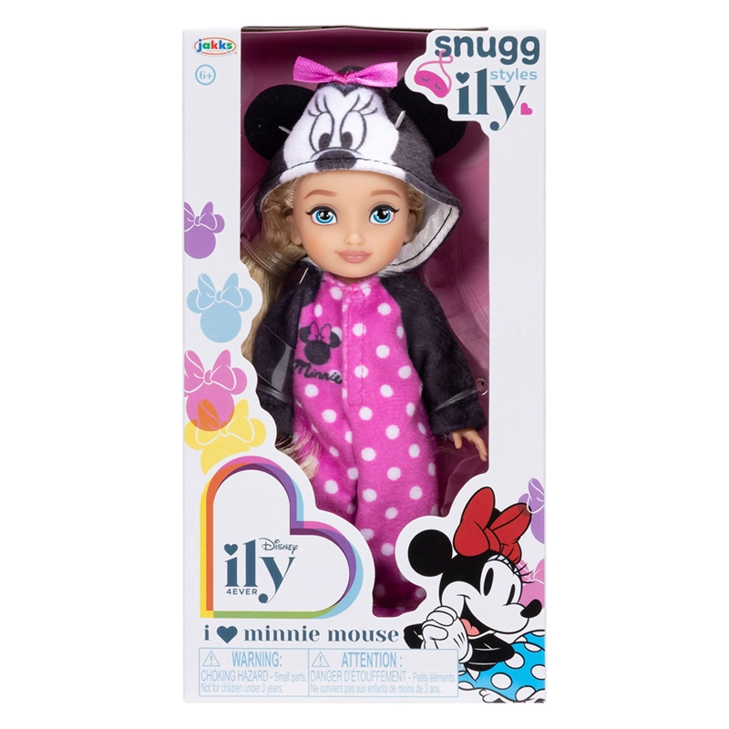 MUÑECA DISNEY ILY SNUGG MINNIE 15 CM - 2
