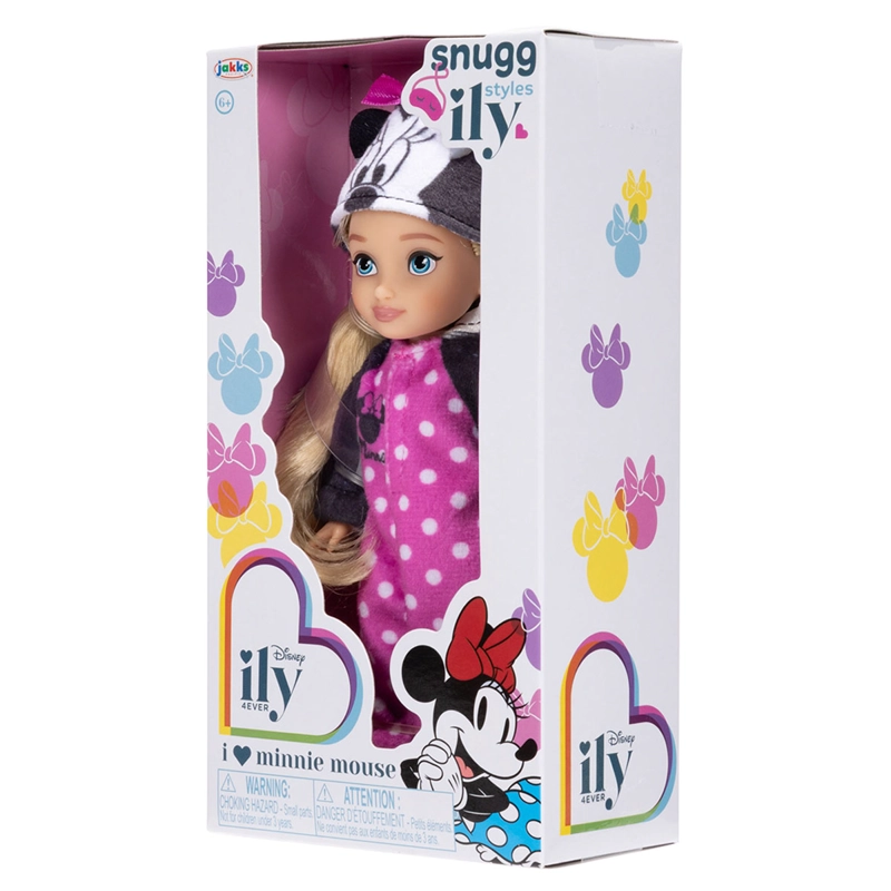 MUÑECA DISNEY ILY SNUGG MINNIE 15 CM - 3