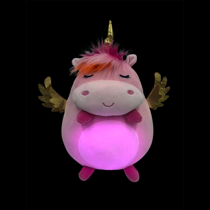 PELUCHE DORMILONES CON LUZ CLÁSICO UNICORNIO - 5
