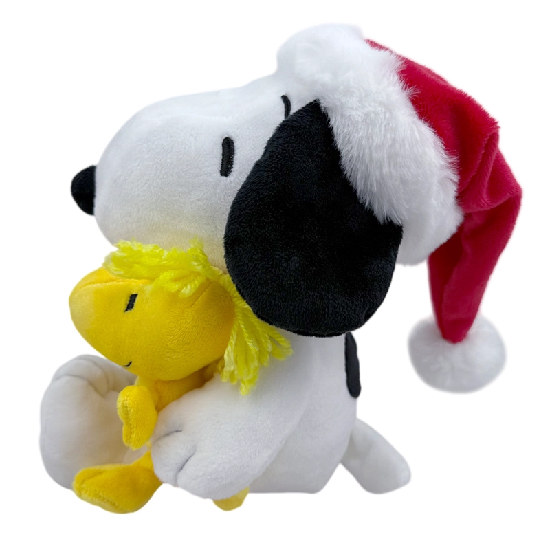 PELUCHE SNOOPY Y WOODSTOCK NAVIDAD 25 CM - 1