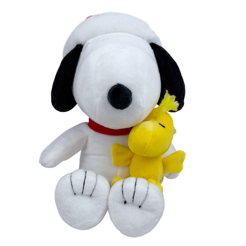 PELUCHE SNOOPY Y WOODSTOCK NAVIDAD 25 CM - 4