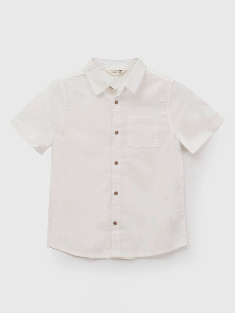 CAMISA NIÑO COLLOKY MANGA CORTA LINO