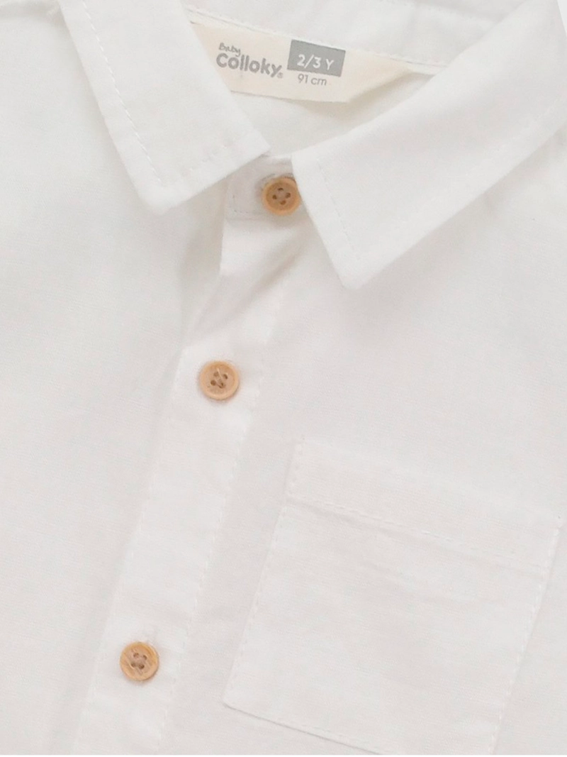 CAMISA NIÑO COLLOKY MANGA CORTA LISA - 3