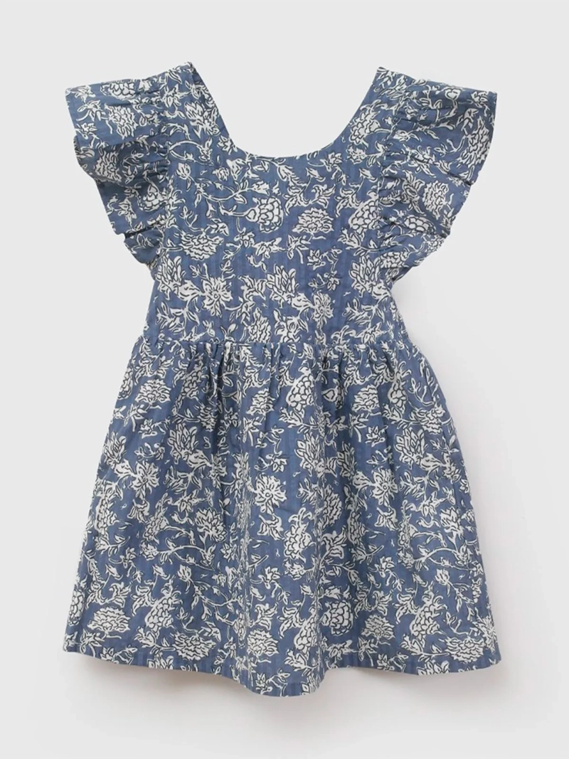 VESTIDO NIÑA COLLOKY ALGODÓN LAZO