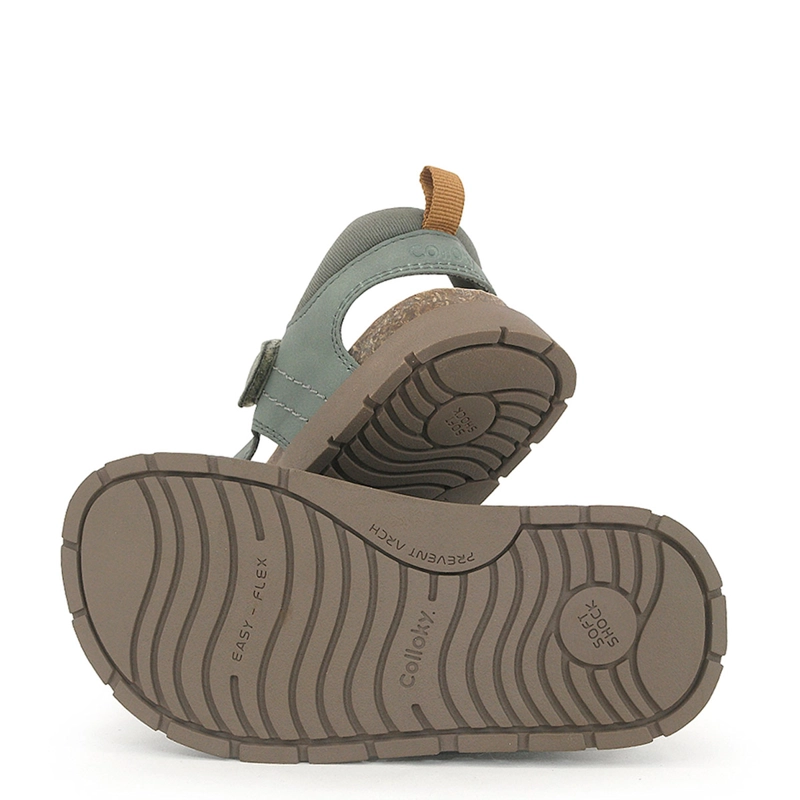 SANDALIAS NIÑO COLLOKY VERDE  - 7