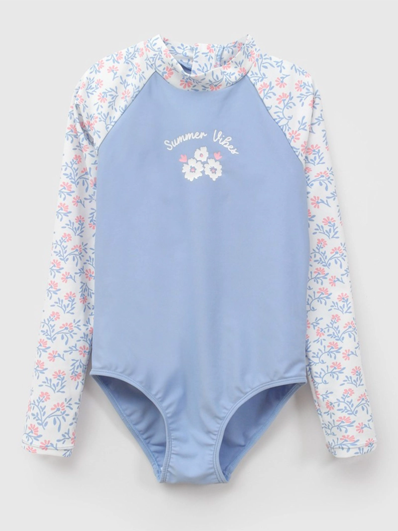 TRAJE DE BAÑO NIÑA COLLOKY FLOR - 1
