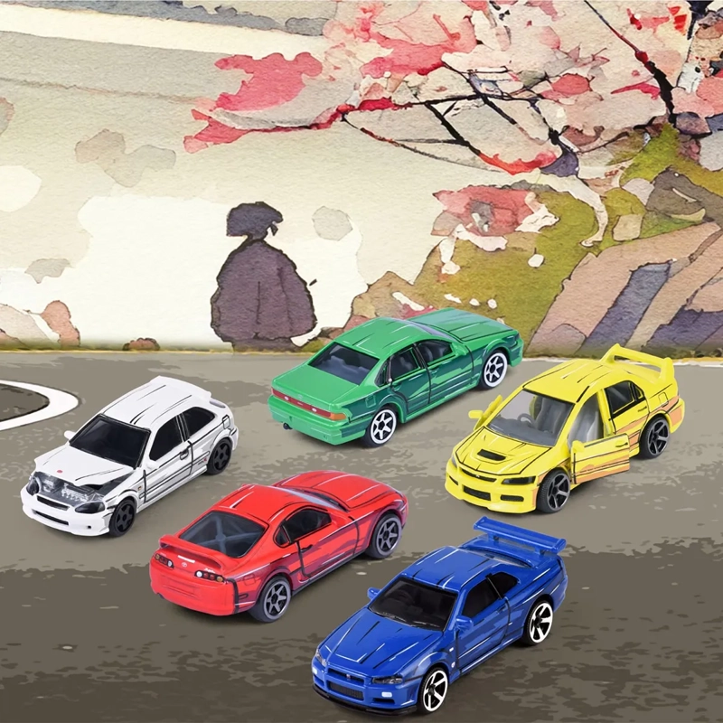 AUTO DE JUGUETE MAJORETTE LEGENDS ANIME 5 PZS  - 2